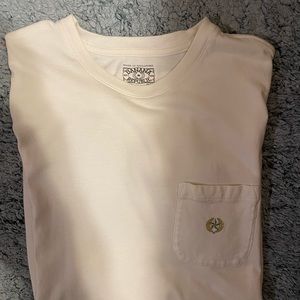 Banana Republic Mens Medium 100% Cotton White Short Sleeve T-Shirt.